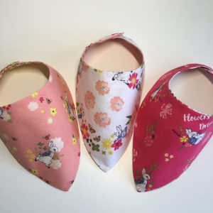 Set of 3 Peter Rabbit Print Bandana Dribble Bibs